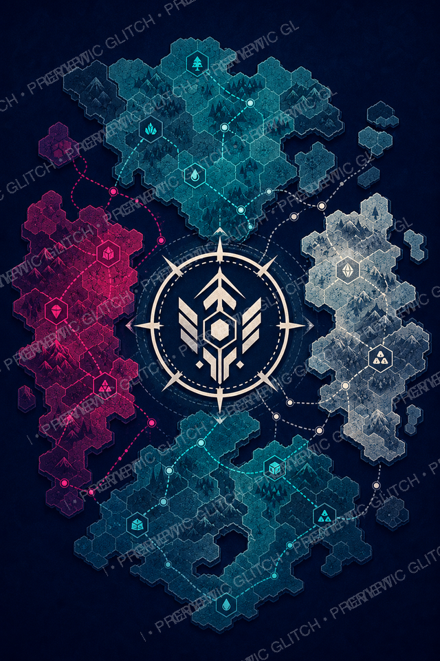 Grand Strategy Command Poster — 12×18 matte poster preview art